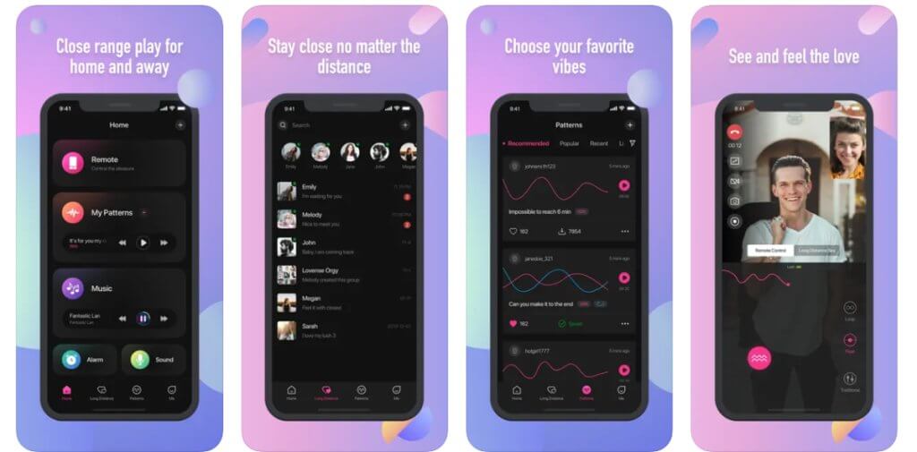 A screenshot of the Lovense remote sex app from the App Store. It is considered one of the best sexting apps for couples.