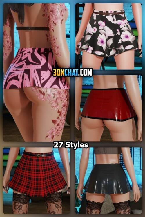 3dxchat updates short skirts