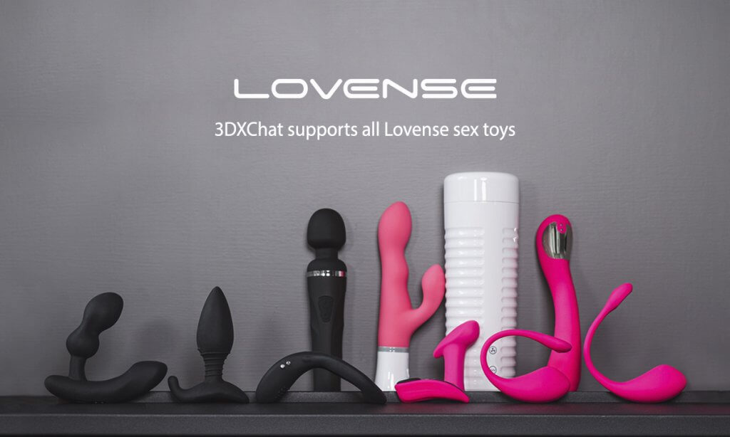 Lovense interactive sex toys for 3dXchat gameplay